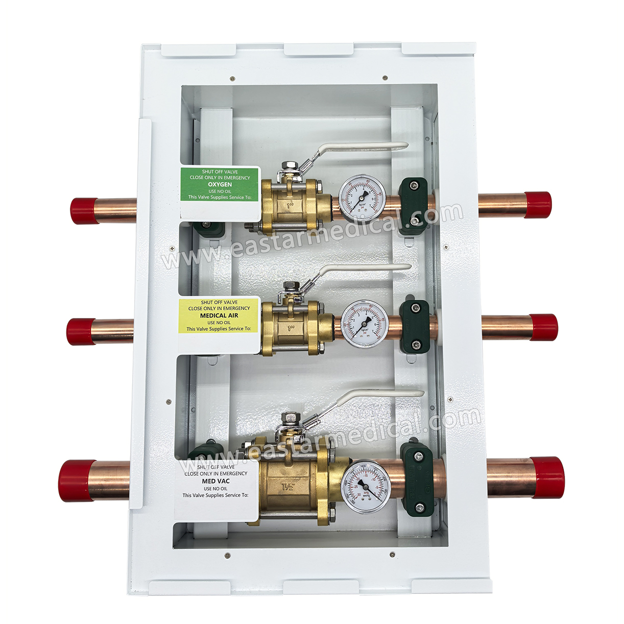 Medical Zone Valve Box 3 Gas
