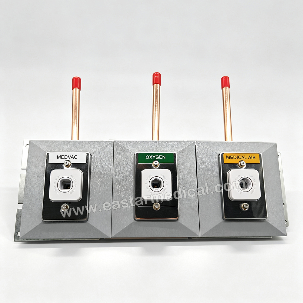 Triple-Gas-Terminal-Unit-O2-Medical-Air-AGSS-Zinc-Alloy-Body Triple-Gas-Terminal-Unit-O2-Medical-Air-AGSS-Zinc-Alloy-Body