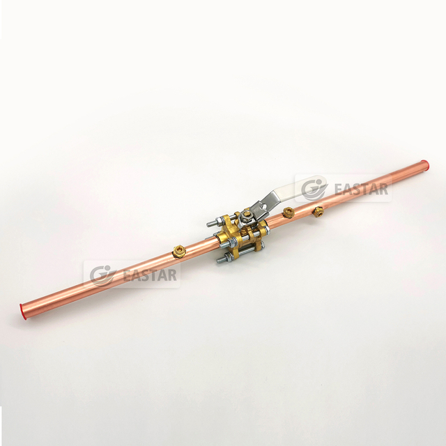 Three Piece Dual Port Three Port Medical Gas Isolation Valves