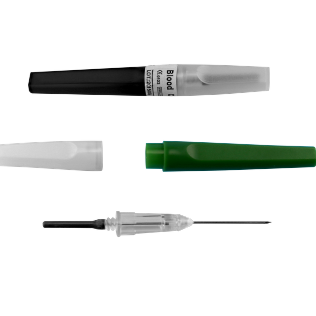 Blood Collection Needle Visual Camera Pen Type Needle Two Ends Flashback Blood Needle with Holder