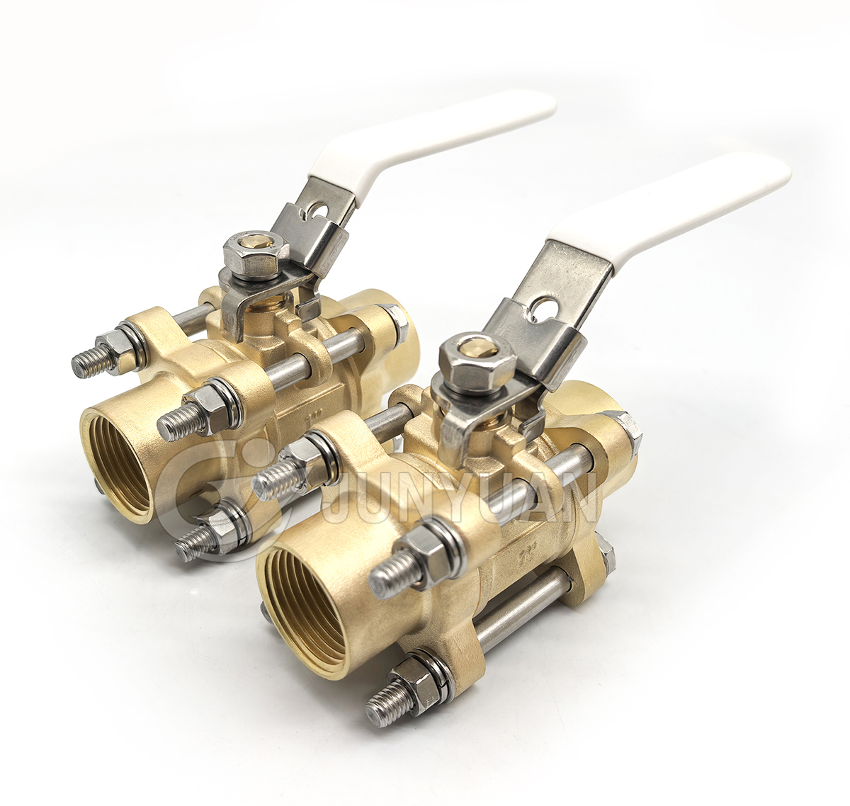 600 PSI 3-Piece Brass Ball Valve with NPT Internal Thread