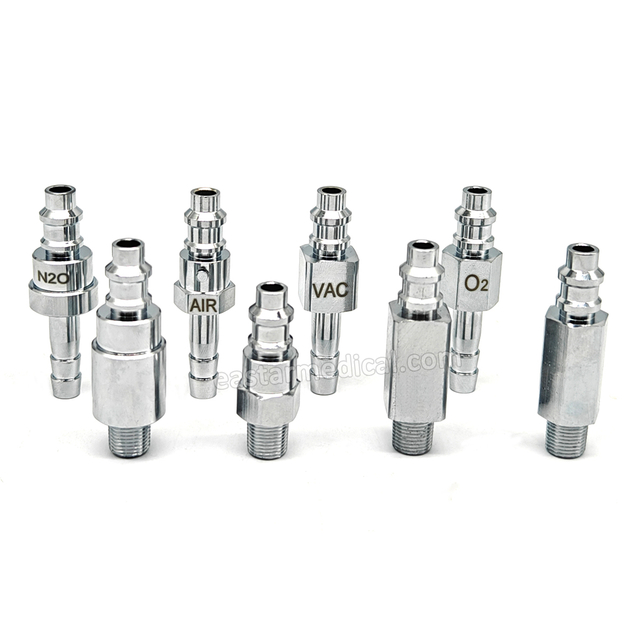 1/8" Medical Gas Outlet Connector PB Standard Gas Probe Adapter