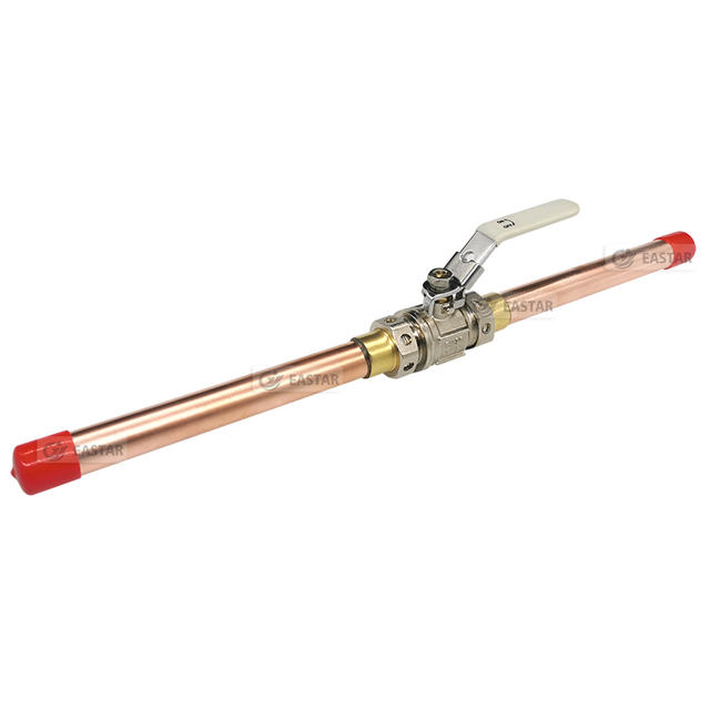 2-piece Medical Gas Lockable Line Brass Ball Valve