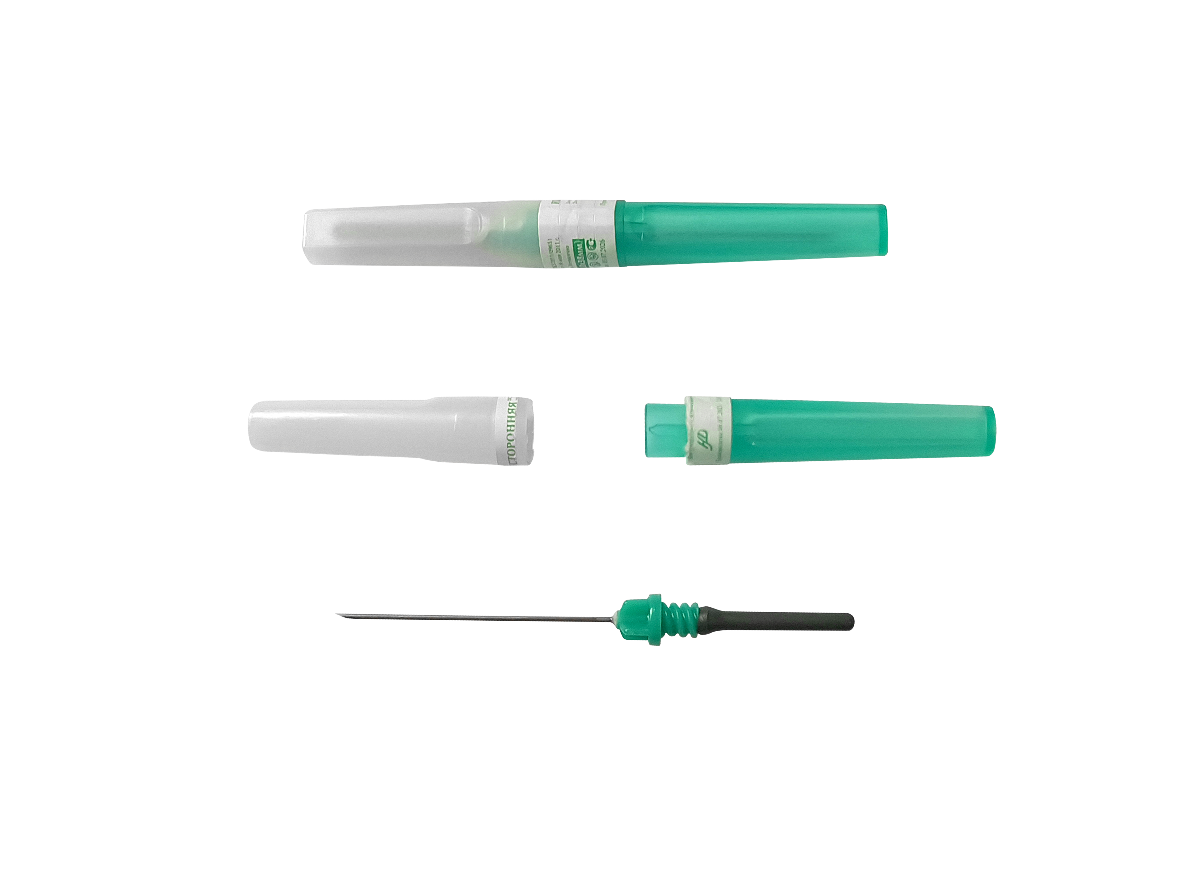 Blood Collection Needle Visual Camera Pen Type Needle Two Ends Flashback Blood Needle with Holder