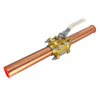 3PCS Brass Body Full Port Brass Lockable Ball Valve for Medical Oxygen