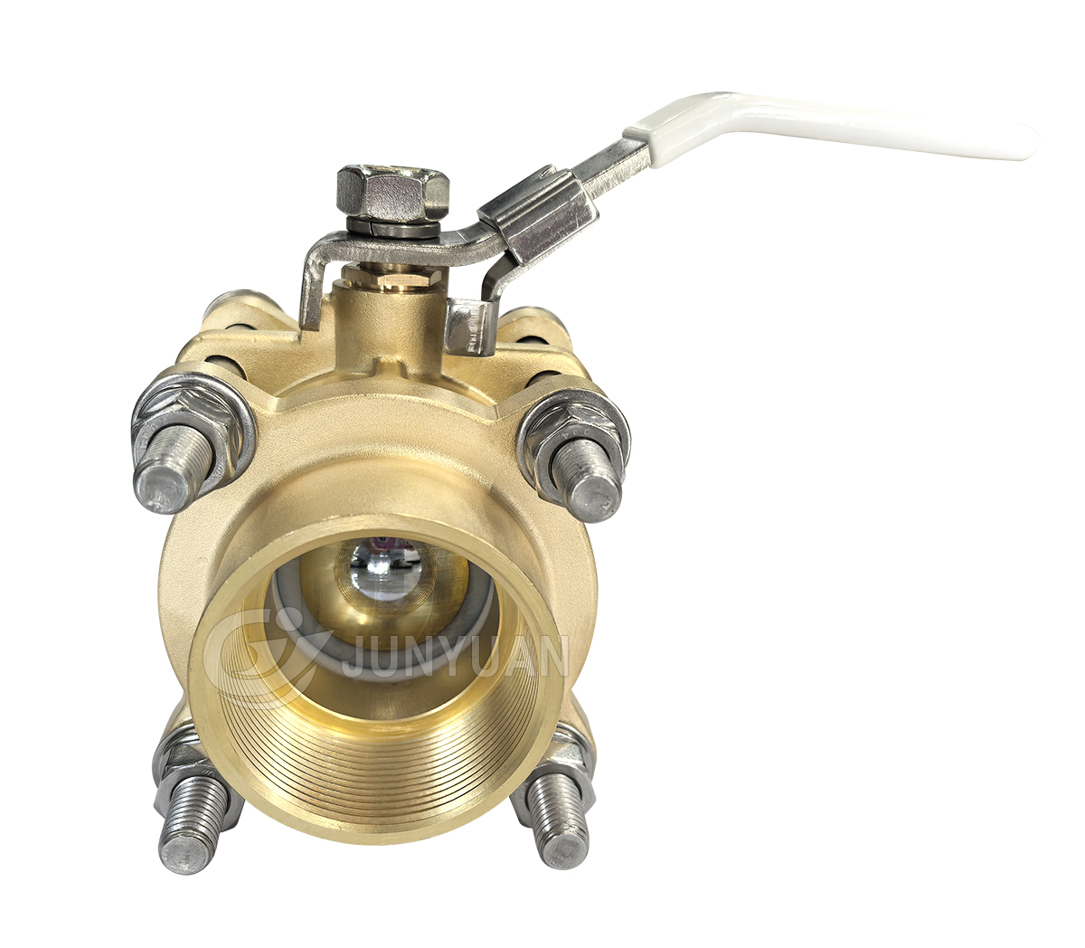 600 PSI 3-Piece Brass Ball Valve with NPT Internal Thread