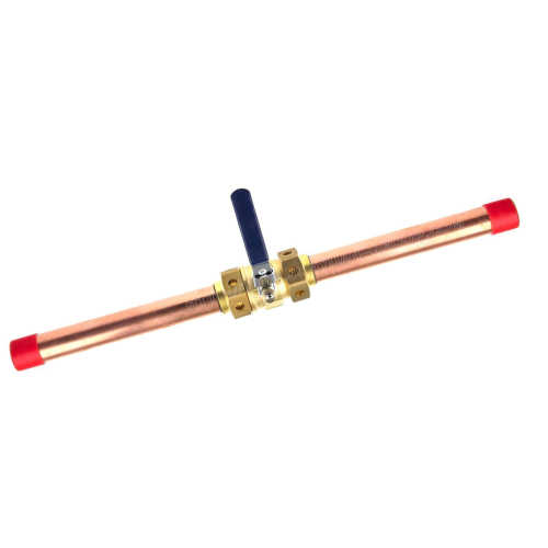 2-piece Medical Gas Lockable Line Brass Ball Valve