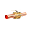 3-piece Brass Medical Gas Ball Valve with Extensions