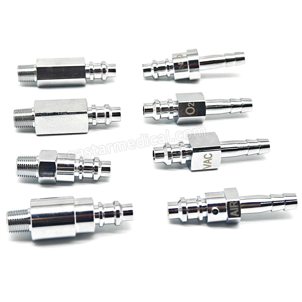 1/8" Medical Gas Outlet Connector PB Standard Gas Probe Adapter
