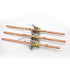 3-piece Brass Medical Gas Ball Valve Medical Isolation Valve With Mounting Bracket for USA Market