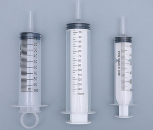 50 / 60Ml Single-use Sterile Disposable Three Parts Medical Syringe with Catheter Tip