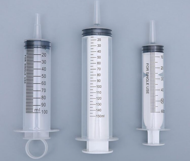 50 / 60Ml Single-use Sterile Disposable Three Parts Medical Syringe with Catheter Tip