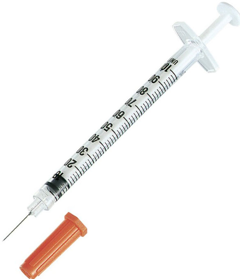 1ml Single Use Medical Disposable Insulin Syringes