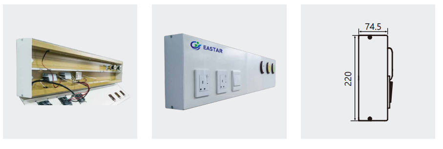 Horizontal Bed Head Unit 2