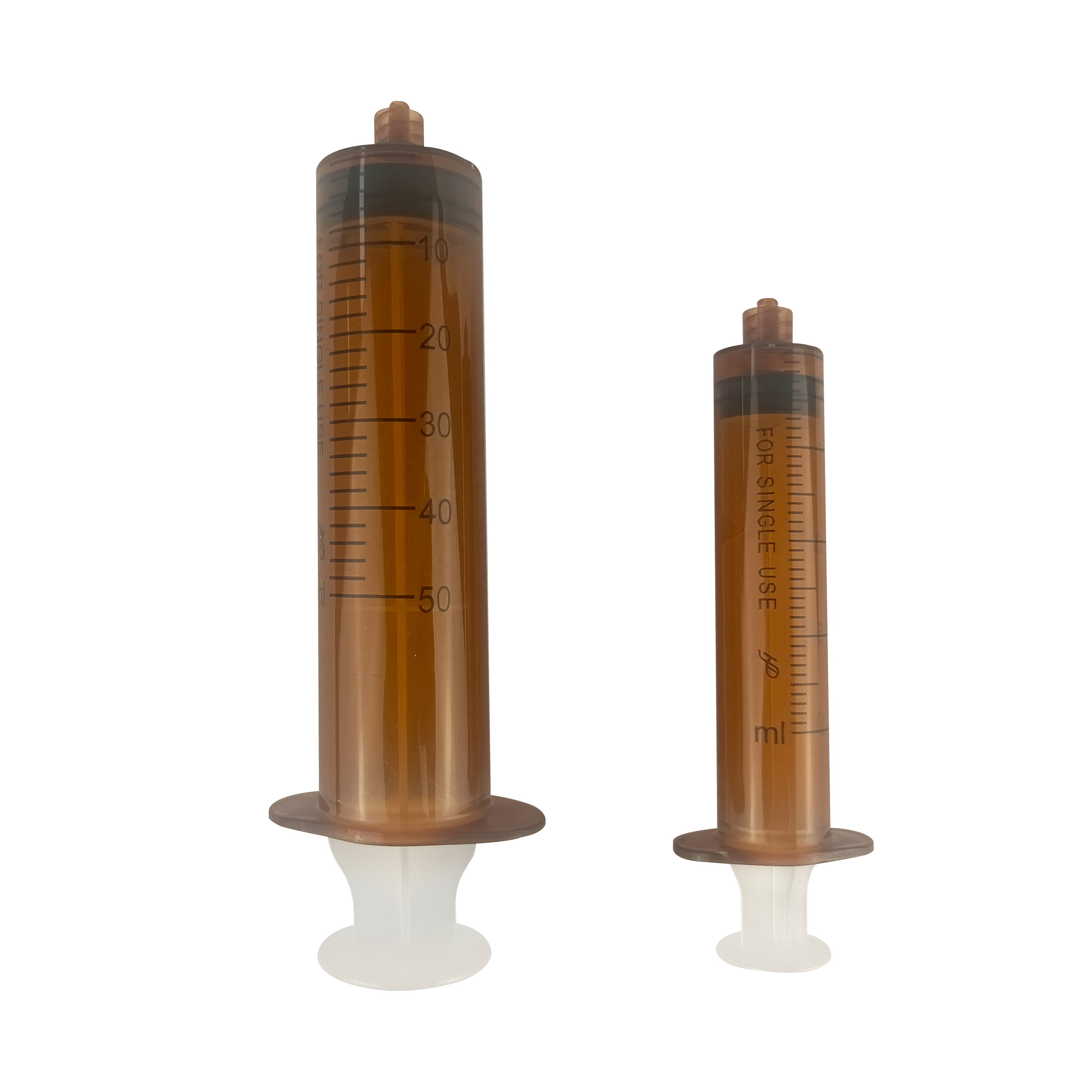 PP 5/10/20/50/60ML Disposable Single Use Light-shielded Light-proof Dispensing Syringes with Needle