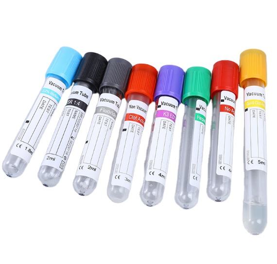 Single Use Medical Disposable Vacuum Blood Collection Tube