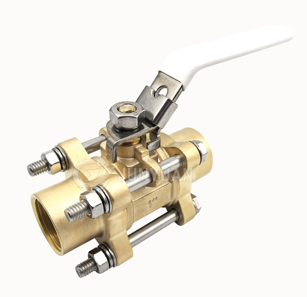 600 PSI 3-Piece Brass Ball Valve with NPT Internal Thread