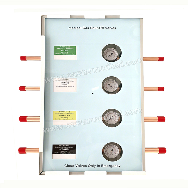 Top Quality 2-4 Way Medical Gas Isolation Valve Box, Source Manufacturer Wholesale for Global Distributors