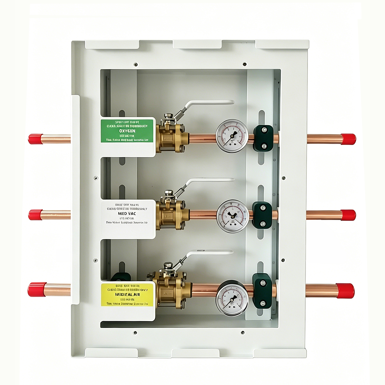 3-gas Medical Gas Valve Box