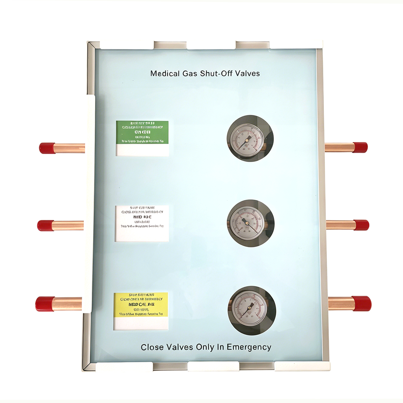 3 gas Oxygen Isolation Valve Box