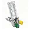 CE Certified PB Adapter Medical Gas Flowmeter Factory OEM Durable Brass Body Oxygen Flow Meter with Unbreakable Polycarbonate Tube