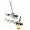 CE Certified PB Adapter Medical Gas Flowmeter Factory OEM Durable Brass Body Oxygen Flow Meter with Unbreakable Polycarbonate Tube