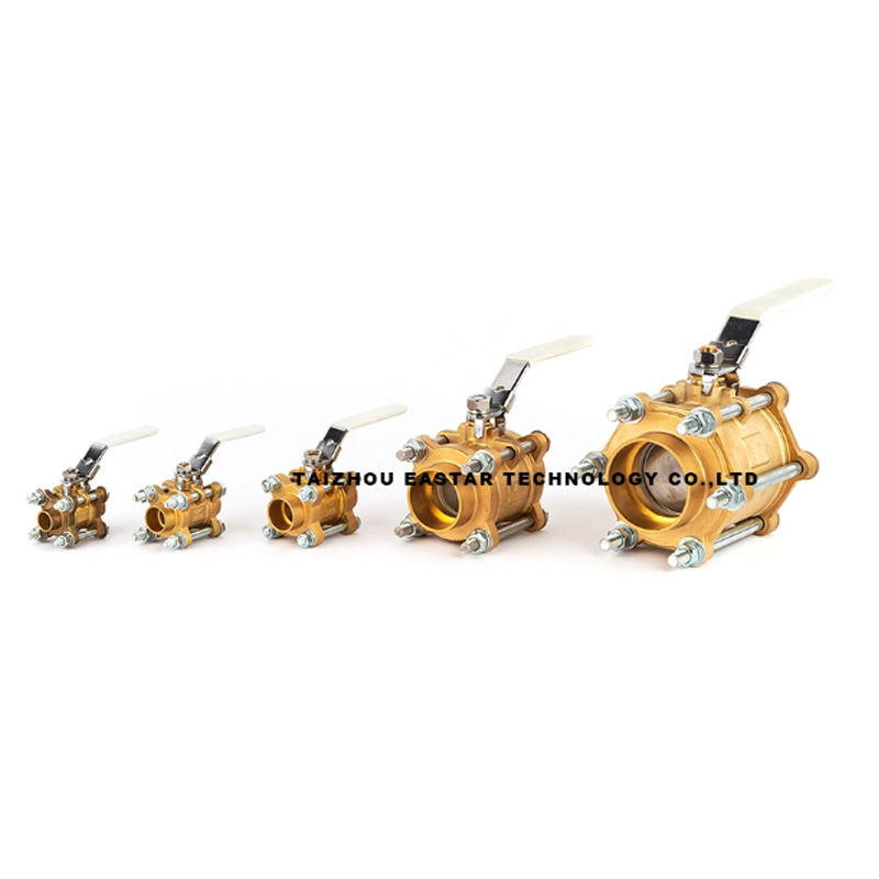 3PCS Brass Ball Valve
